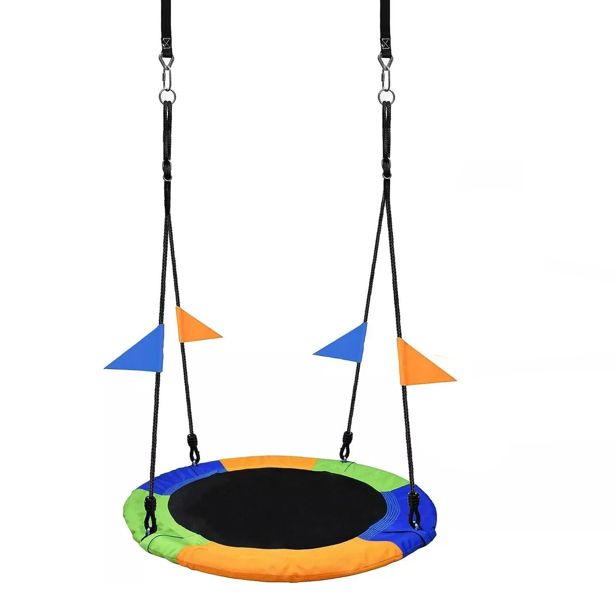 Asiento Columpio Redondo Para Niños Árbol Exteriores 100cm