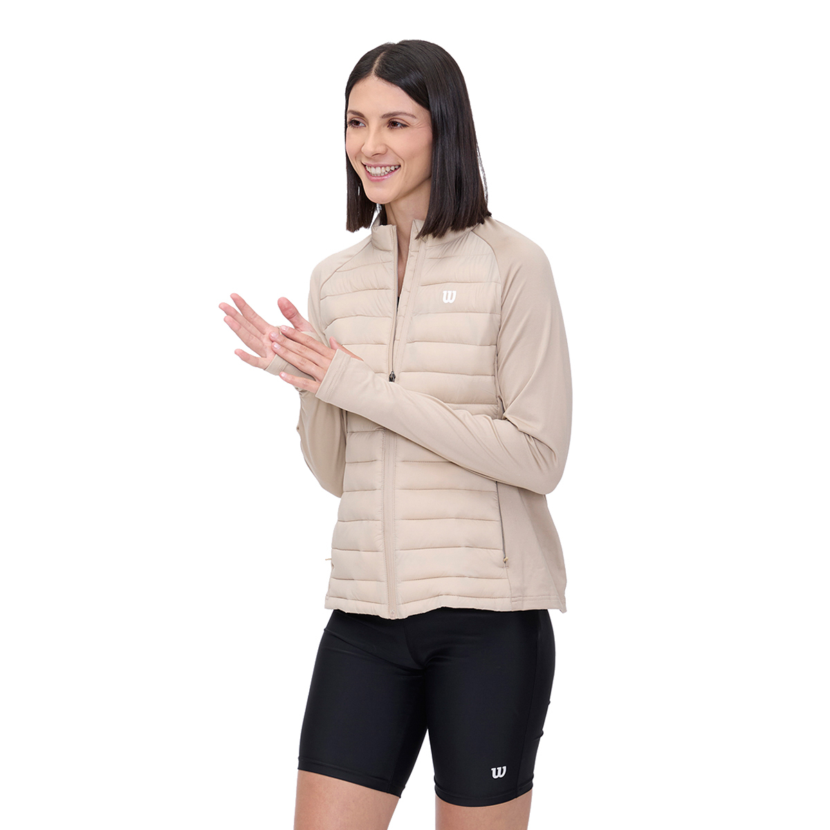 Chamarra Deportiva Wilson rompe vientos para mujer