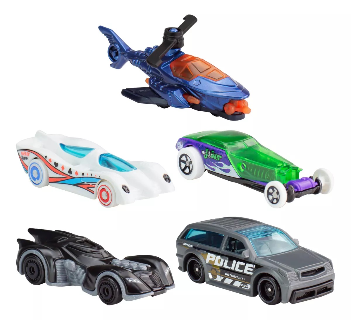 Vehículo Hot Wheels Die Cast Paquete 5 Autos Varios Modelos (modelo Sorpresa)