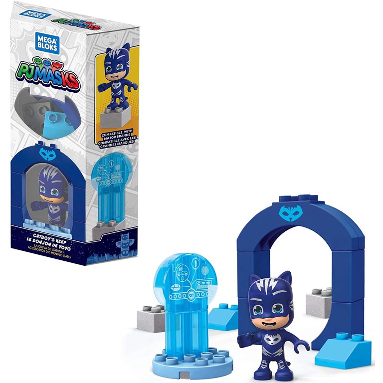 Pjmasks Mega Bloks La Cueva De Gatuno 15 Piezas
