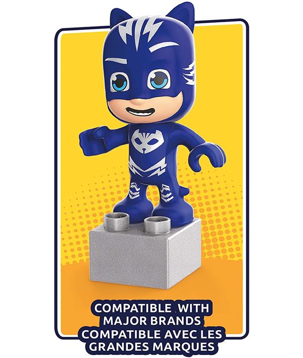 Pjmasks Mega Bloks La Cueva De Gatuno 15 Piezas