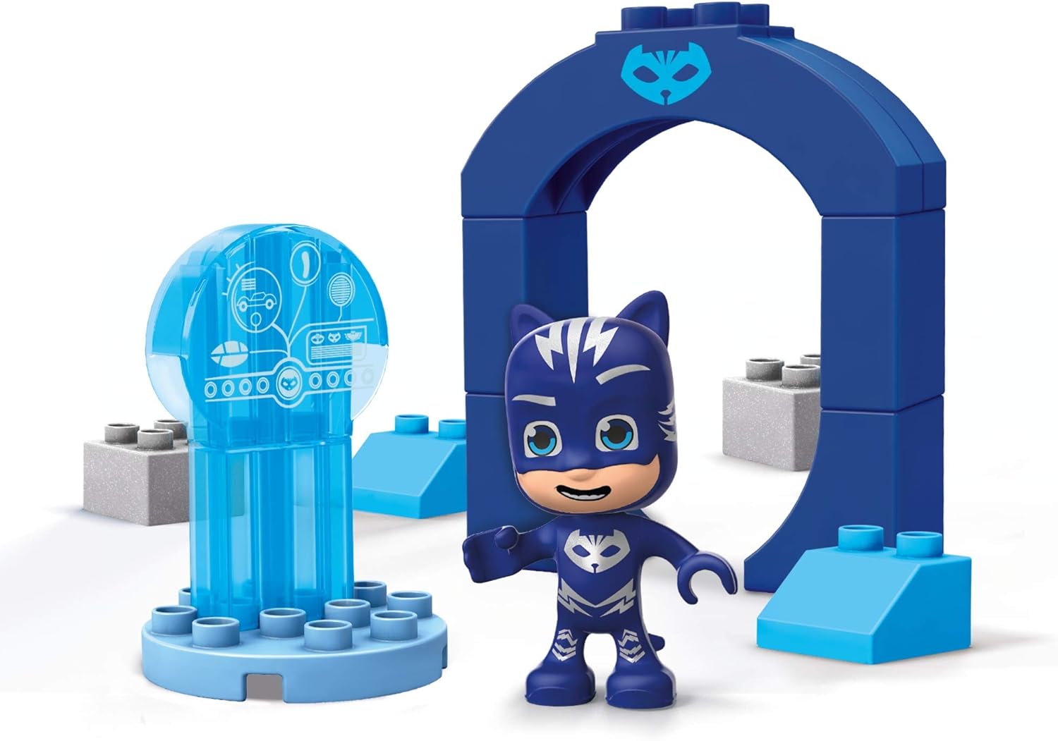 Pjmasks Mega Bloks La Cueva De Gatuno 15 Piezas