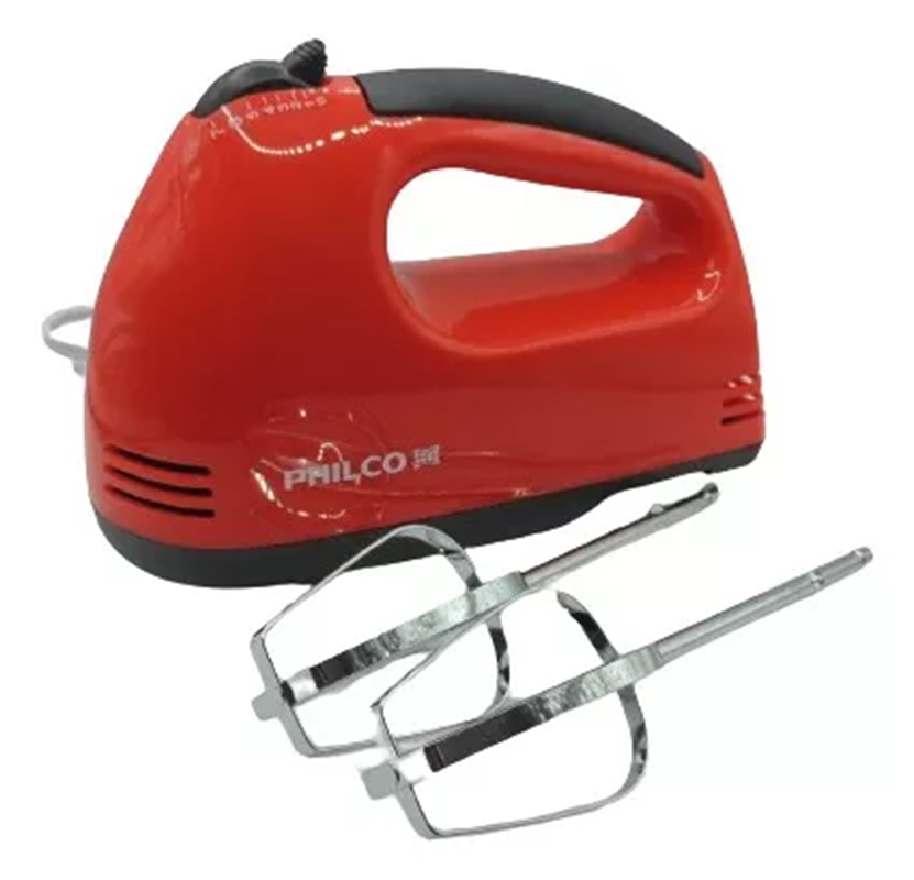 Batidora de Mano Philco 9974 7 Velocidades Roja