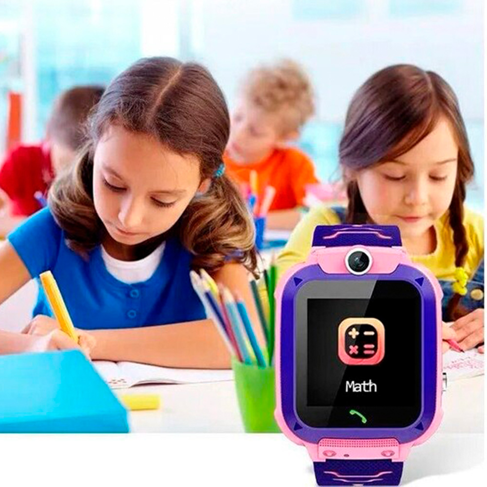 Reloj inteligente para niños, con Gps, ranura Sim y Cámara en Azul y Rosa.