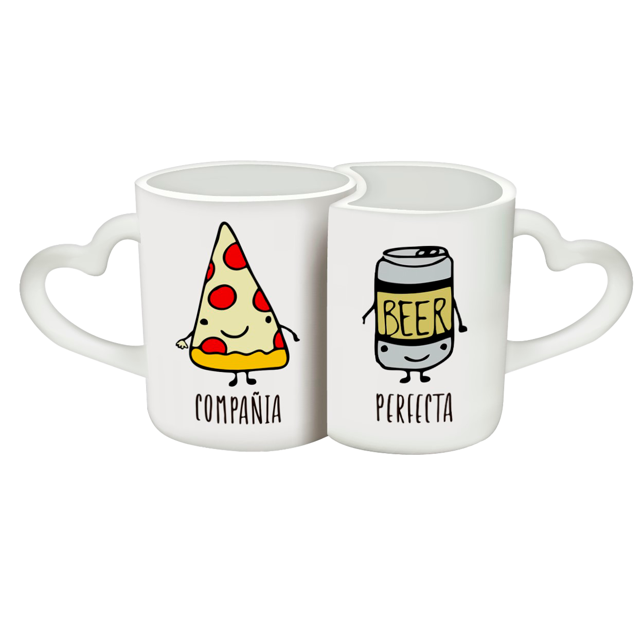 TAZA PERSONALIZADA COMPAÑIA PERFECTA MODELO DUO PAREJA