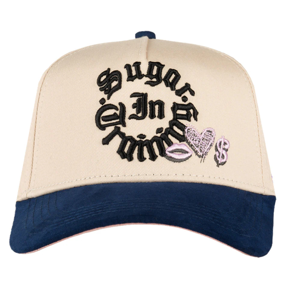 Gorra JC Hats Sugar in Trainning Beige-Azul Unisex 002626