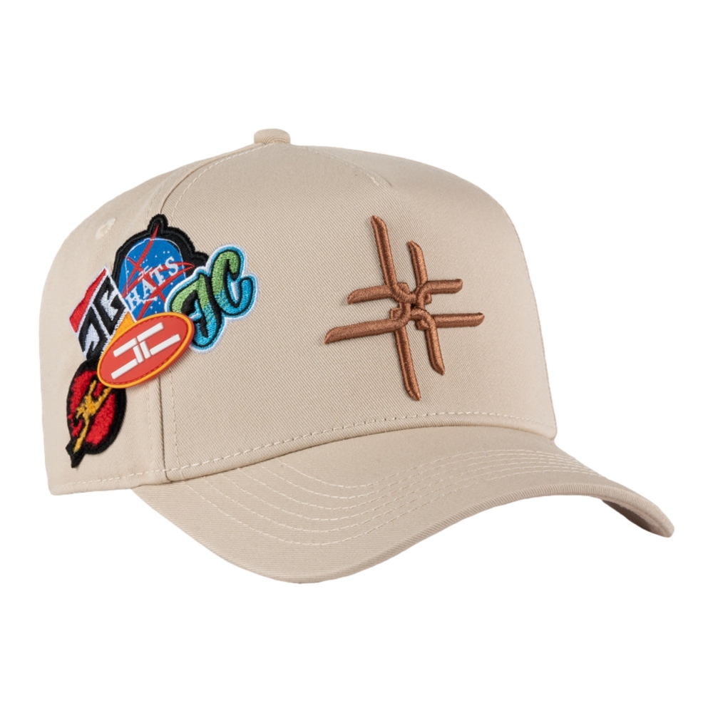 Gorra JC Hats Double Curve Beige Unisex 002767