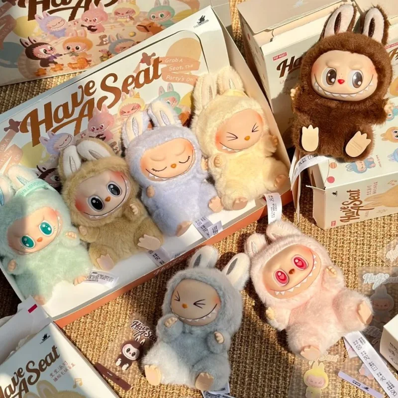 Labubu Caja Misteriosa,  Caja Ciega, Cara esmaltada bonita, Los Monstruos, Modelo de Anime, 1 Figura Original, 1 Pcs