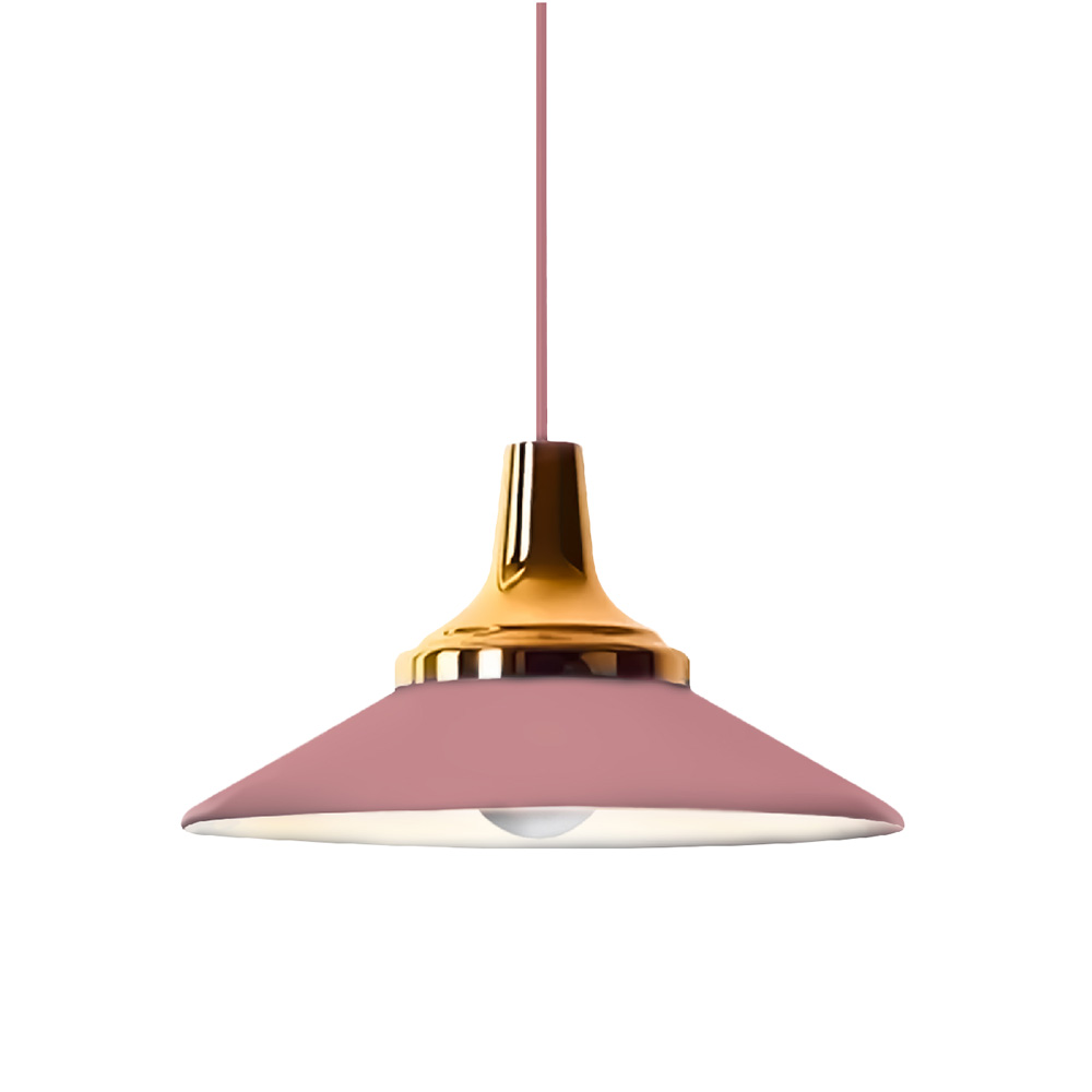Ilios Innova I Lampara colgante macaron retro con base de metal y ...