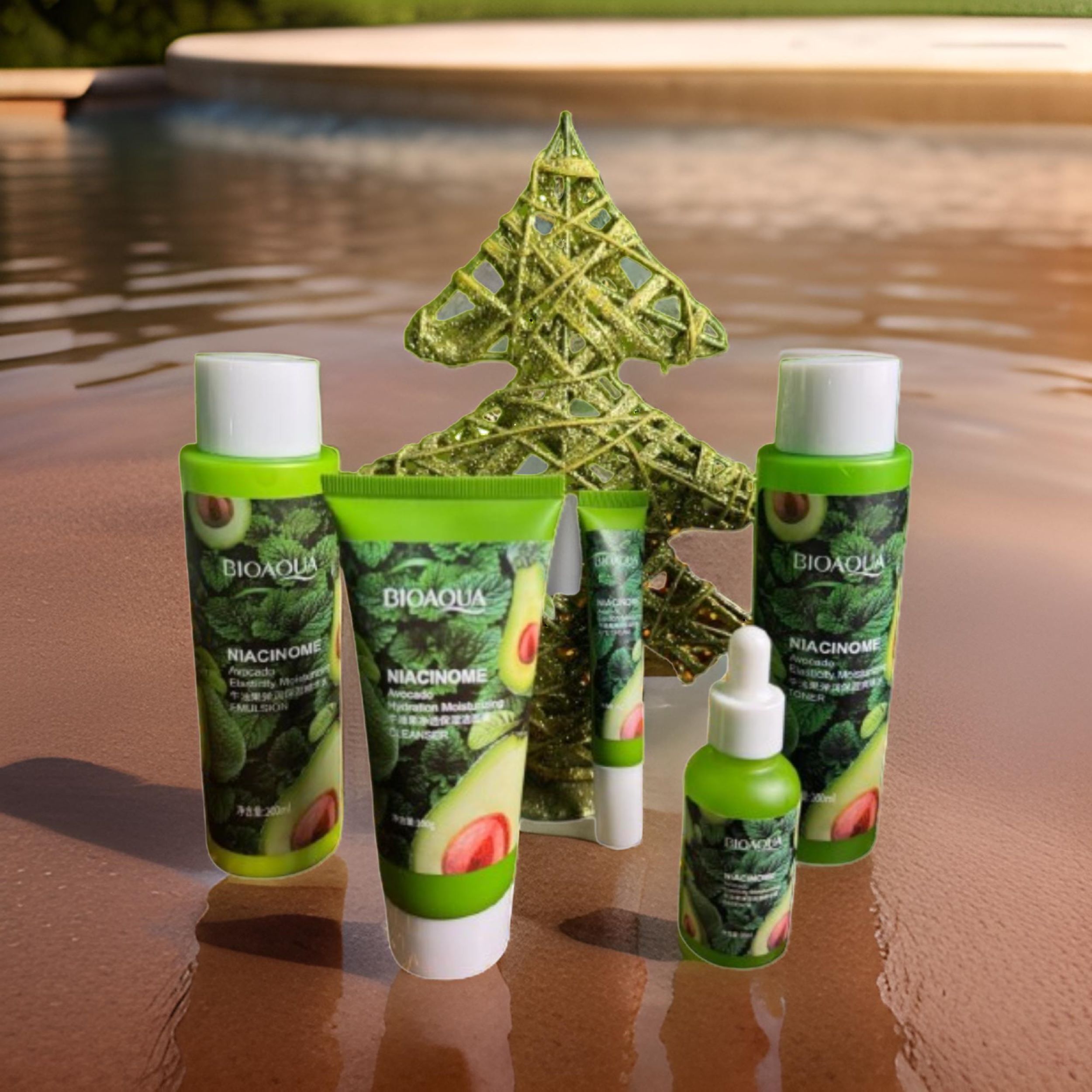 Kit Cuidado Facial Aguacate Y Niacinamida