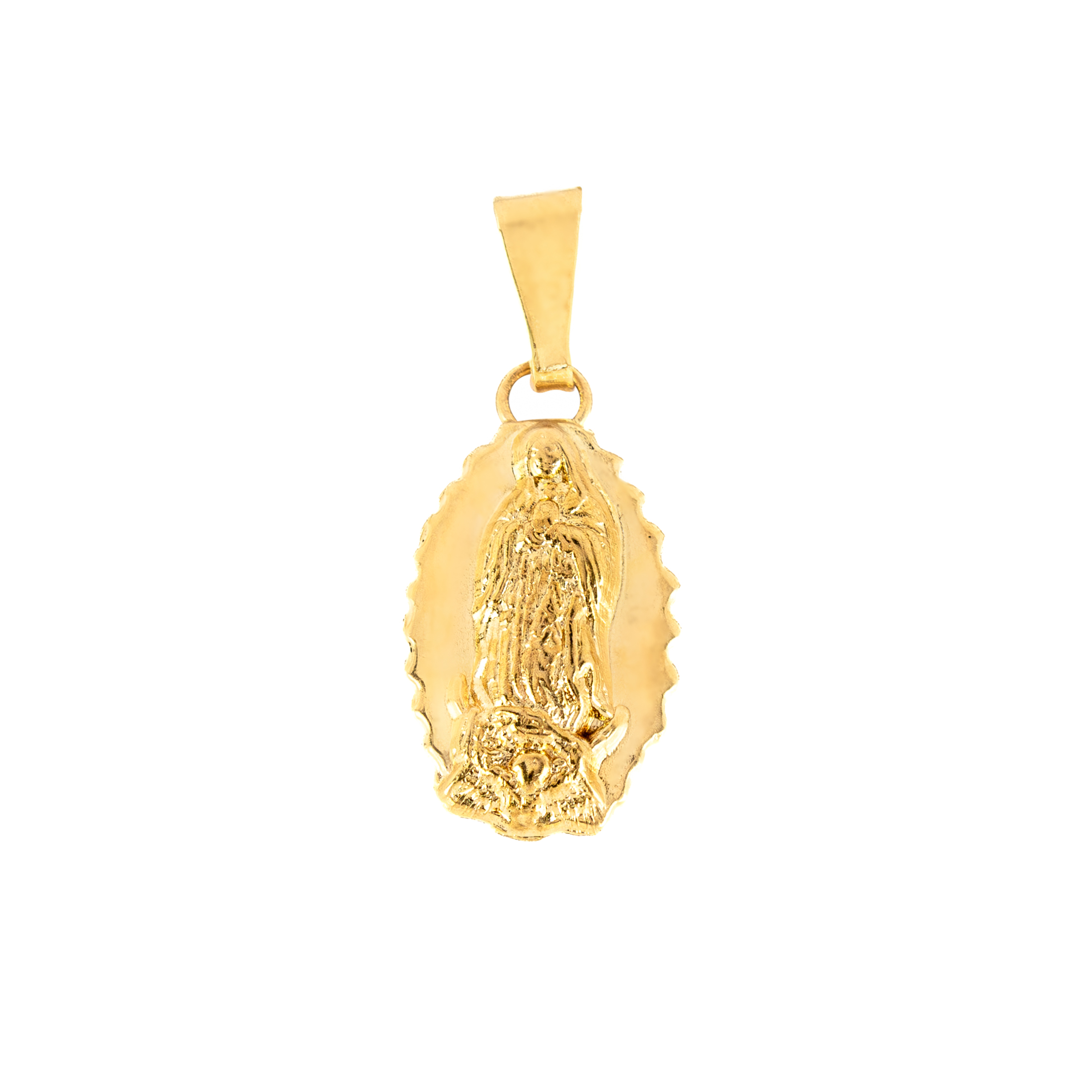 Medalla Virgen De Guadalupe Oro 14 K.