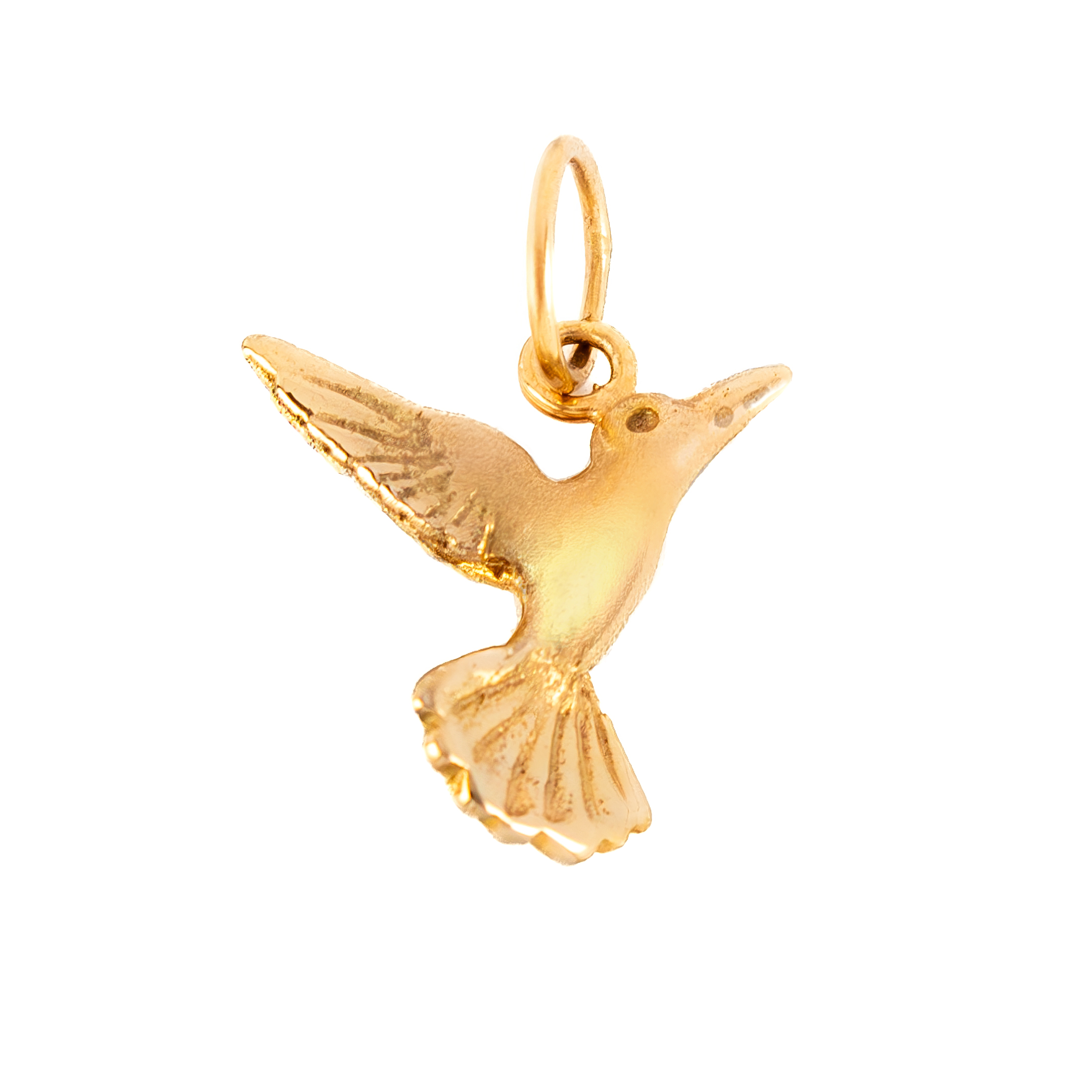 Dije Colibrí En Oro De 10k. 