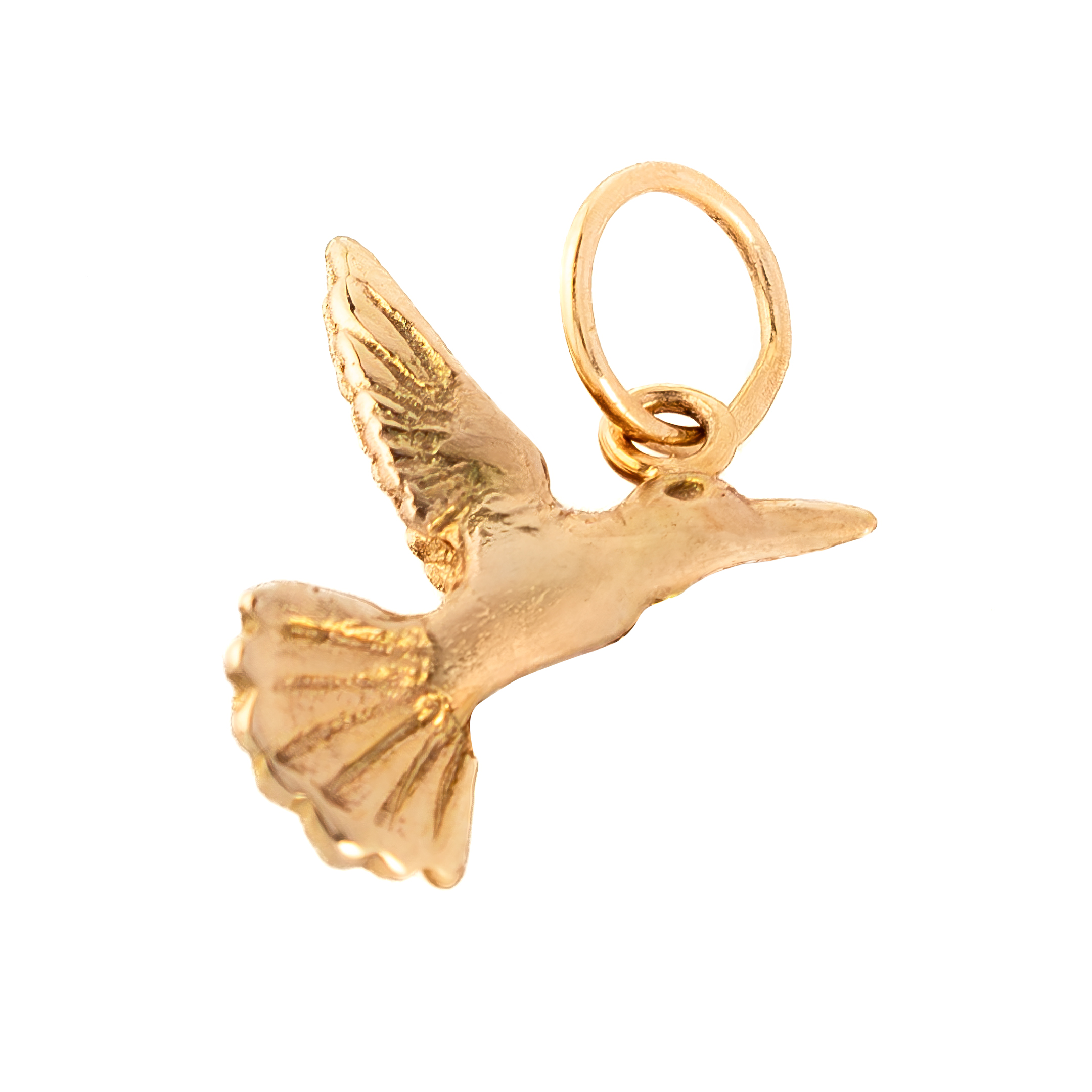 Dije Colibrí En Oro De 10k. 