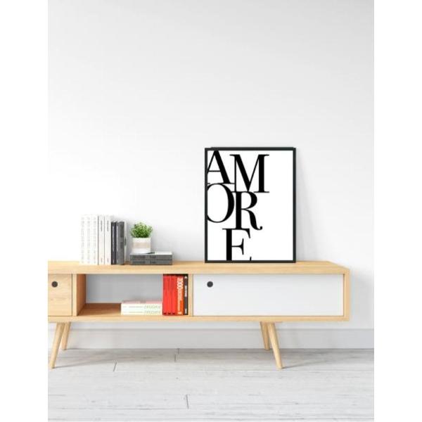 Cuadro Decorativo Papel Fotográfico Textura Mate Amore 37X29 Cm