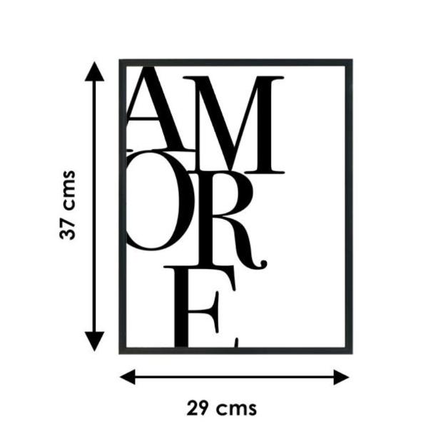 Cuadro Decorativo Papel Fotográfico Textura Mate Amore 37X29 Cm