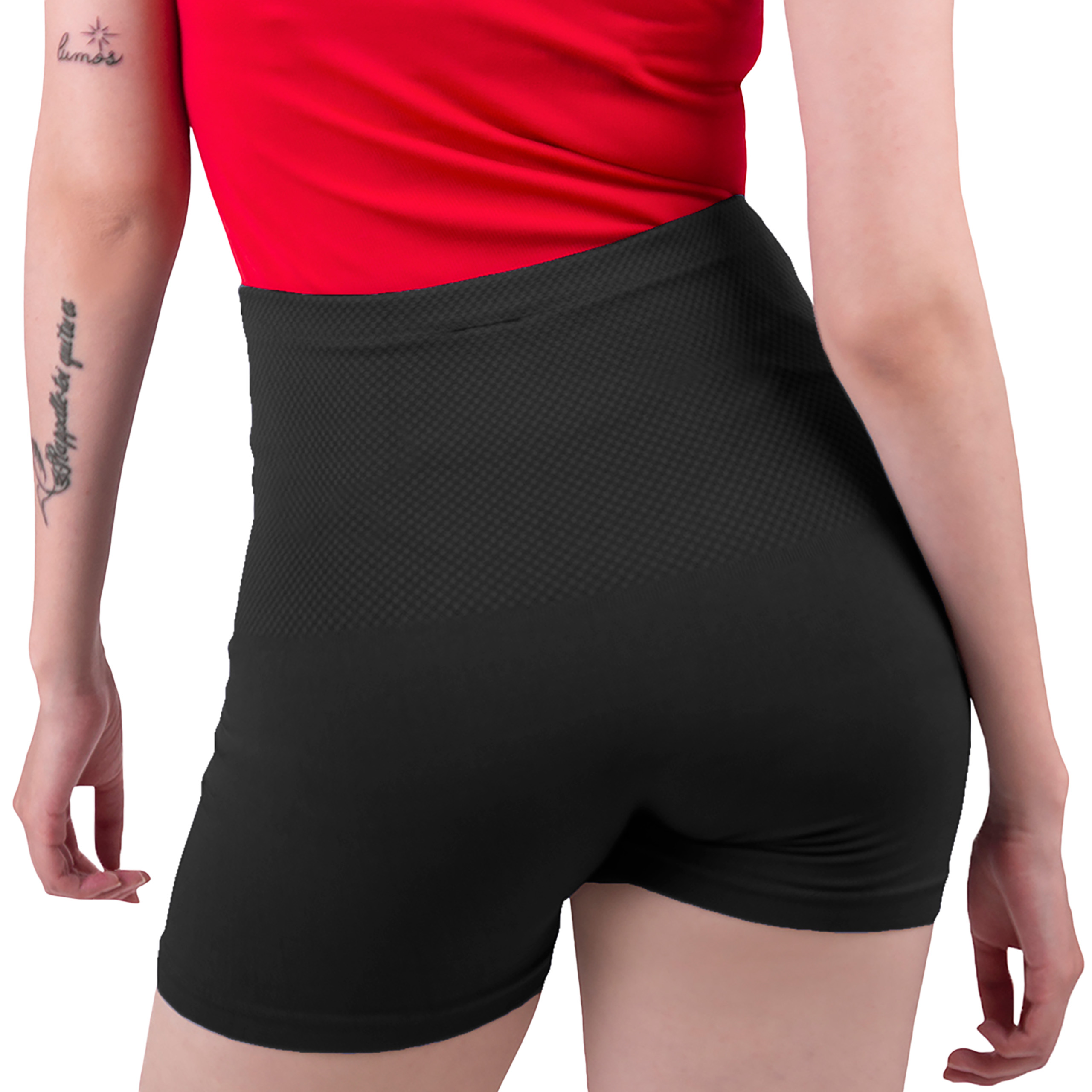 Short Licra Mujer, Negro, Cintura Alta, Unitalla, Deportivo, Dama, Atlético, Boxer, Entrenamiento, Pantalones Cortos, Biker