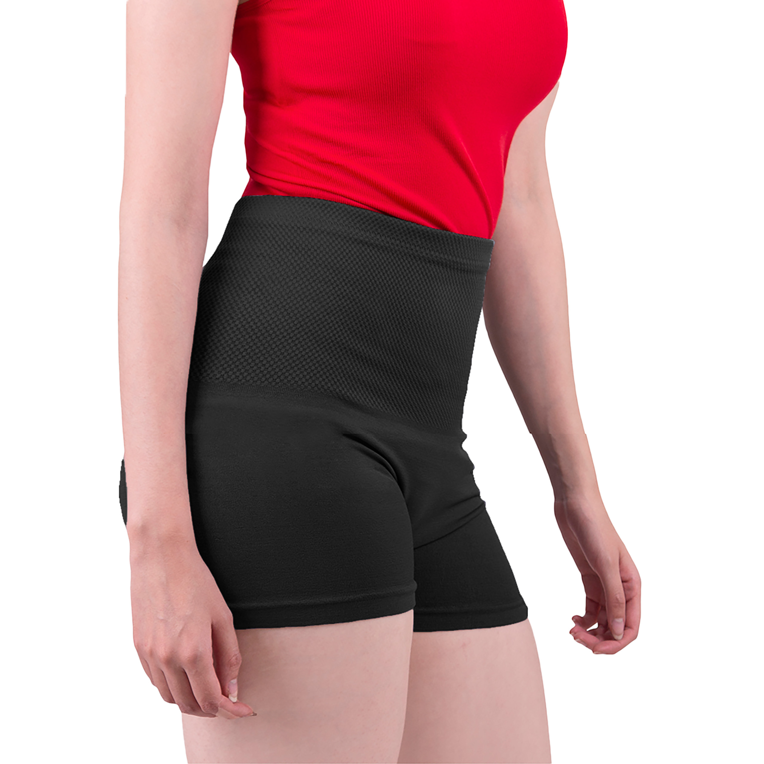 Short Licra Mujer, Negro, Cintura Alta, Unitalla, Deportivo, Dama, Atlético, Boxer, Entrenamiento, Pantalones Cortos, Biker