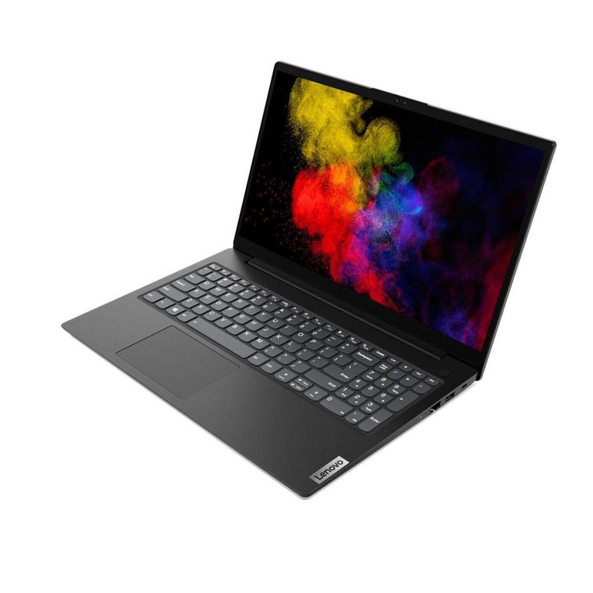 Laptop Lenovo V15 G2 IJL de 15,6" con pantalla LED, Intel Celeron N4500, 1,1 GHz, 4 GB de RAM, SSD de 128 GB, Windows 11, color negro (82QY00S4US)