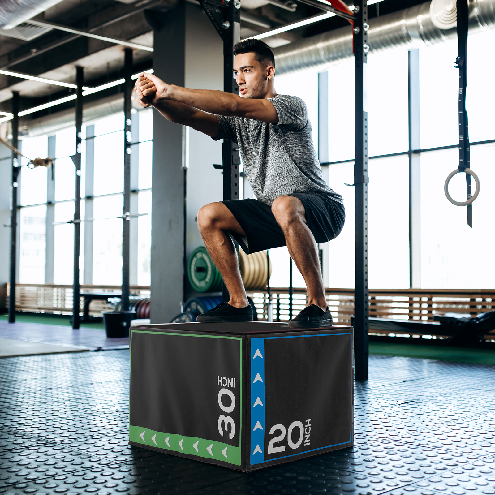 Banco Pliometrico Caja De Salto Crossfit 3 Alturas Altera