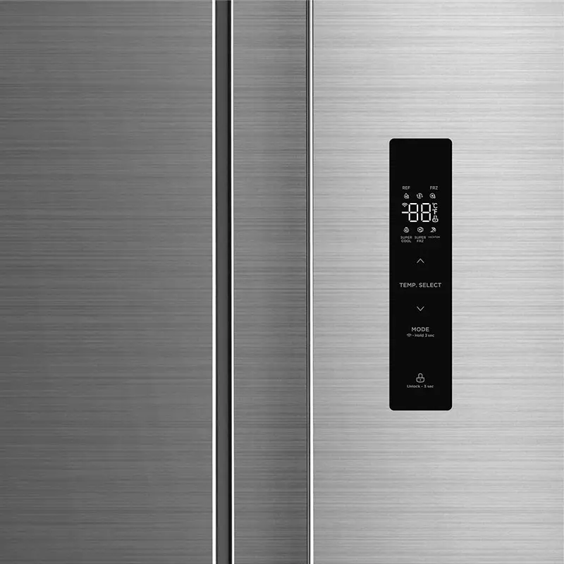 Refrigerador Midea MDRS710FGM46 20p Duplex Wifi Silver