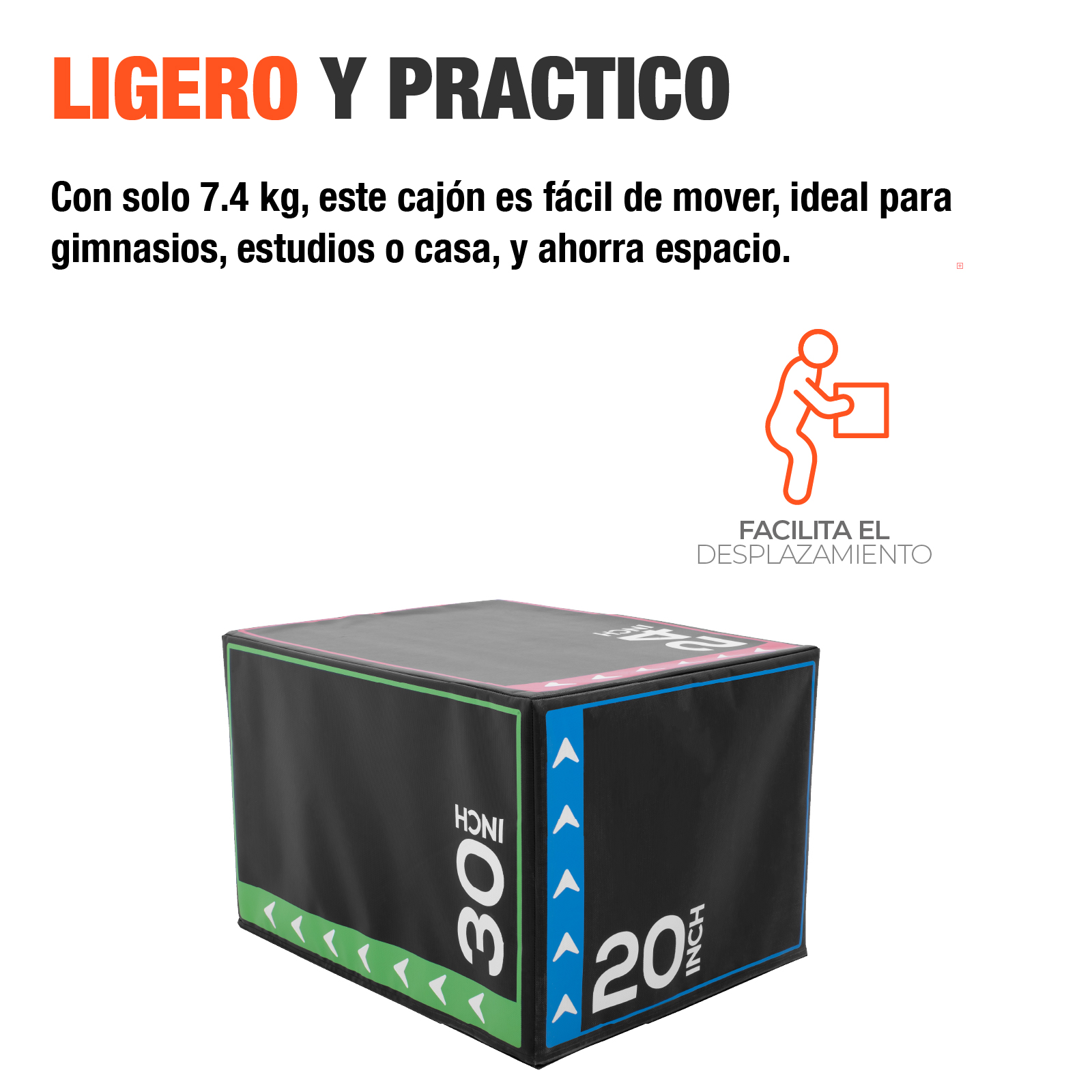 Banco Pliometrico Caja De Salto Crossfit 3 Alturas Altera