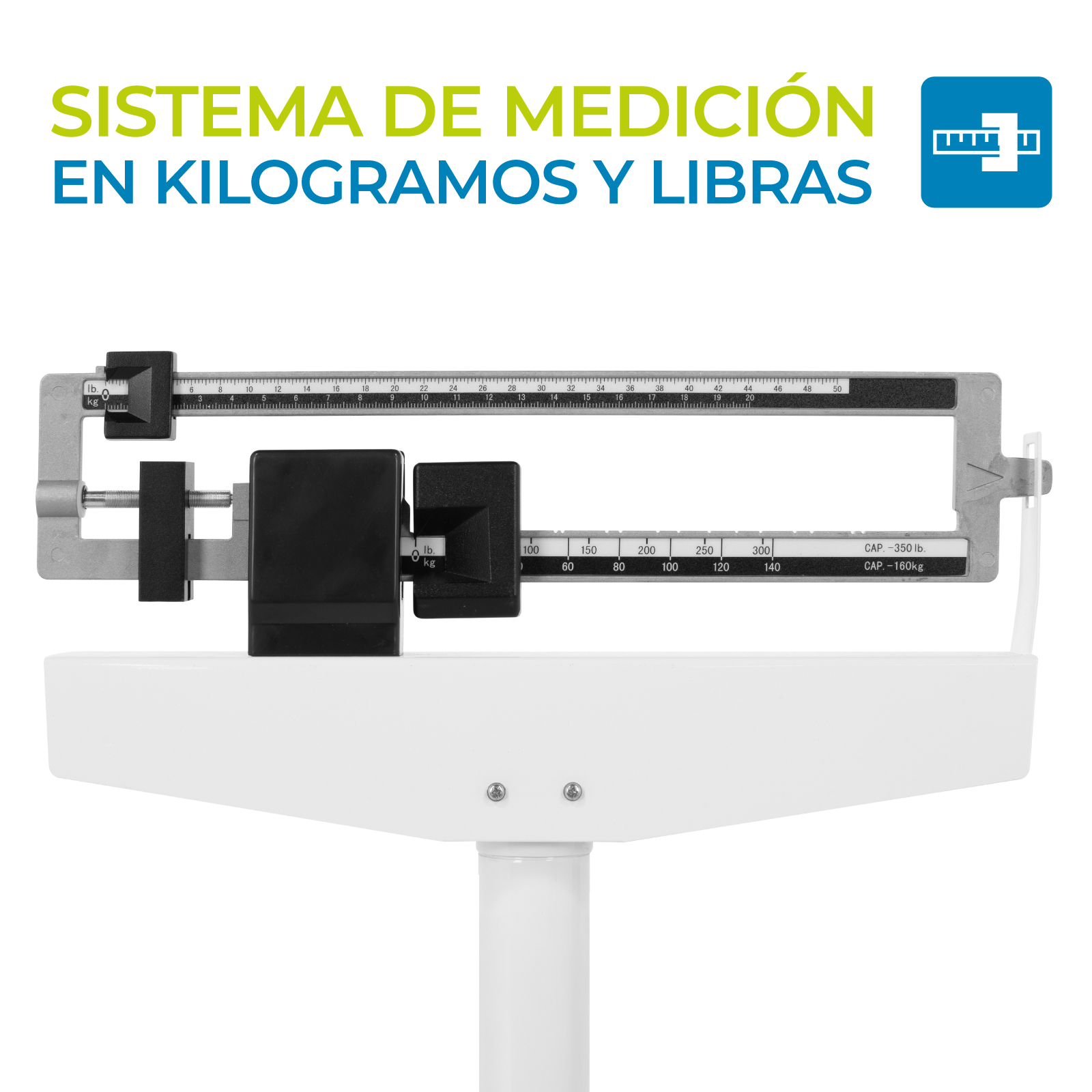 Bascula Balanza Mecanica Onof Estadimetro Precision Medica