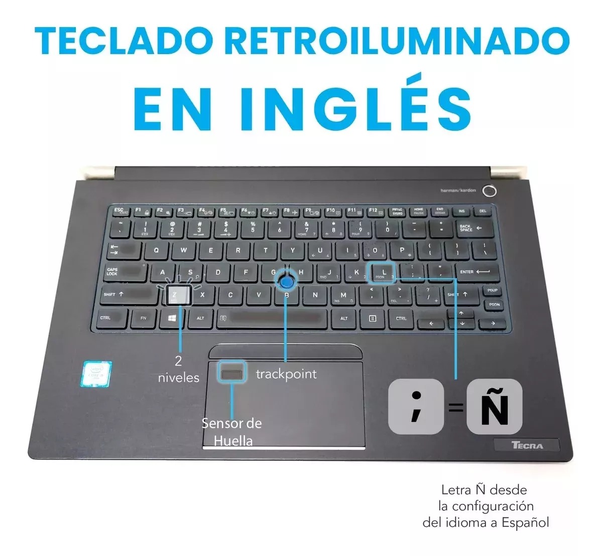 Laptop Toshiba DynaBook Portege X40-G Táctil Fhd Core I5 10th 16gb Ram 240gb Ssd (Reacondicionado)
