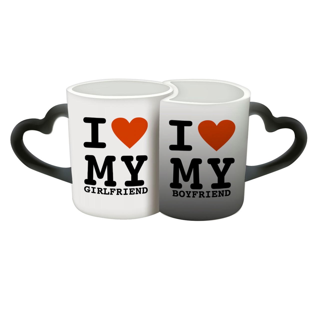 TAZA PERSONALIZADA I LOVE MY MODELO DUO PAREJA MÁGICA