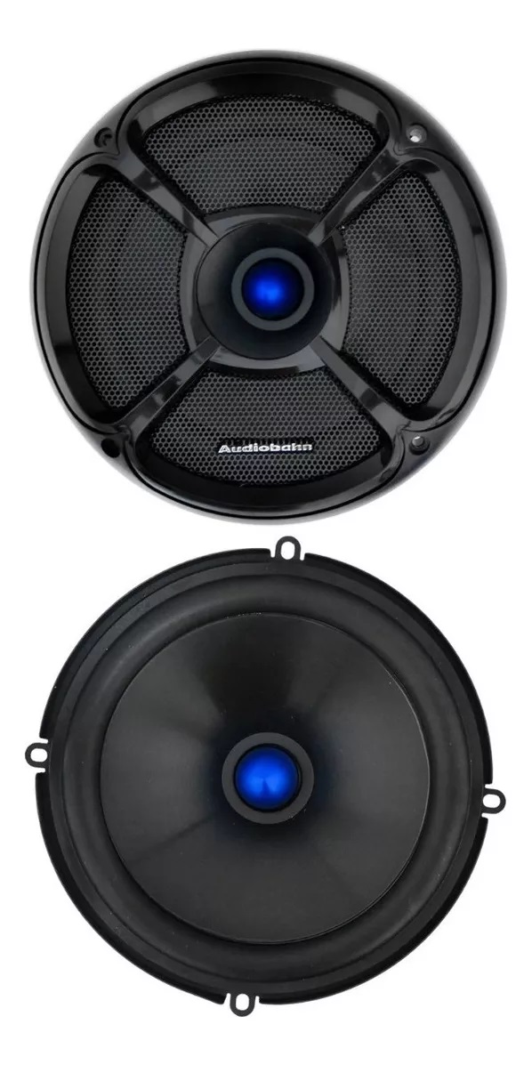 1200 Watts Audiobahn Increíble Set De Medios 6.5 Open Show