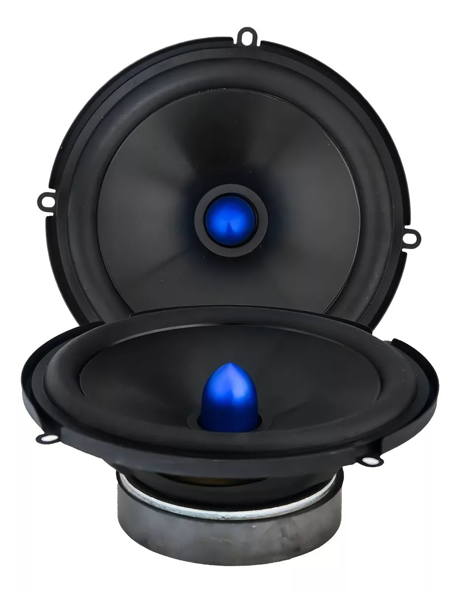 1200 Watts Audiobahn Increíble Set De Medios 6.5 Open Show