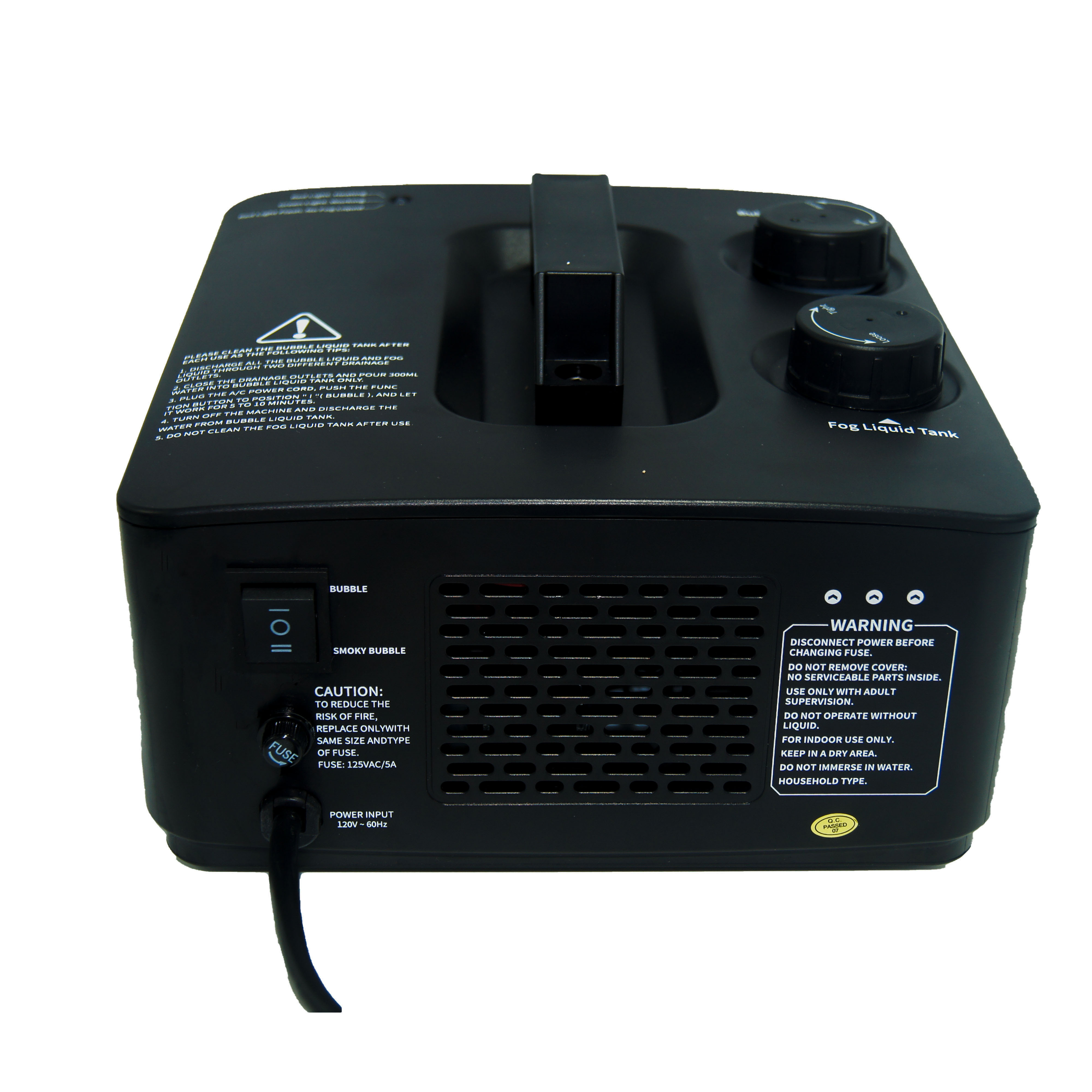 Máquina De Burbujas De Humo Efectos Especiales Fiestas Dj