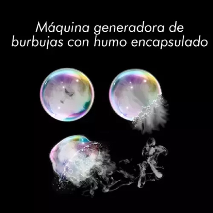 Máquina De Burbujas De Humo Efectos Especiales Fiestas Dj