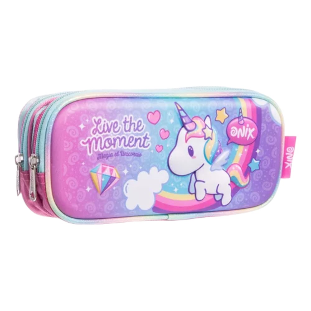 Lapicera 3D Doble Escolar Onix Unicornio Ruz BRIX 179415