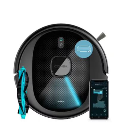 Robot Vacuum Cleaner CECOTEC Conga 4940 - Negro – Cepillo. 