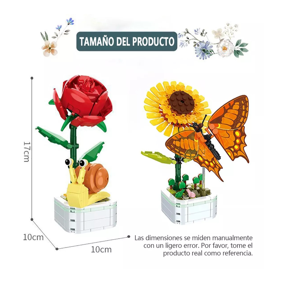 Bloques De Construcción De Bonsái Flores De Plantas