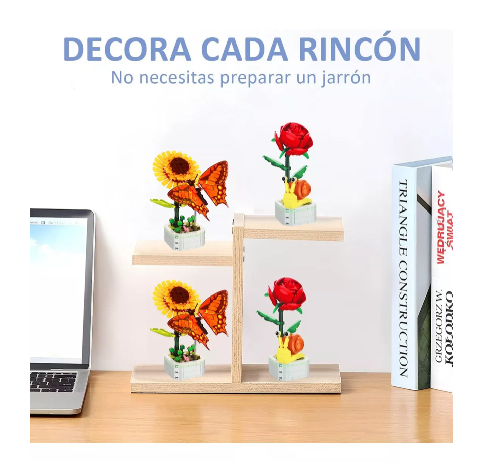 Bloques De Construcción De Bonsái Flores De Plantas