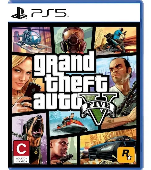 Gta Grand Theft Auto V Ps5 Playstation 5 - Game Center 
