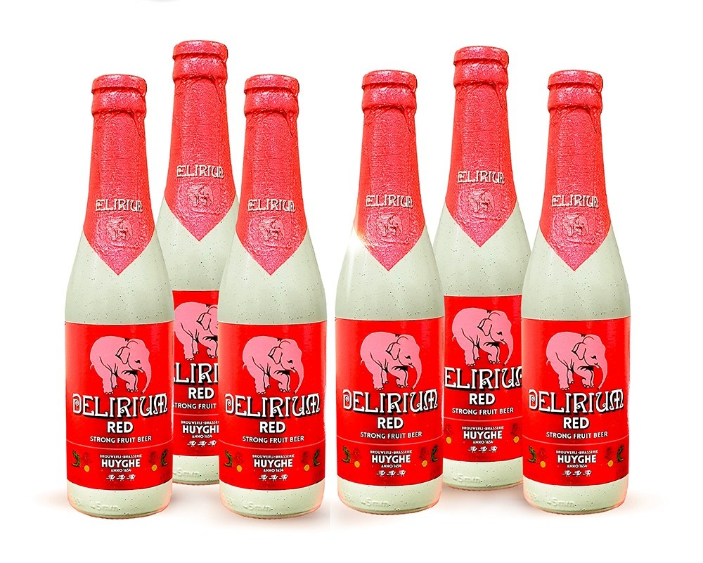 Six Pack Cerveza Delirium Red 330ml C/u