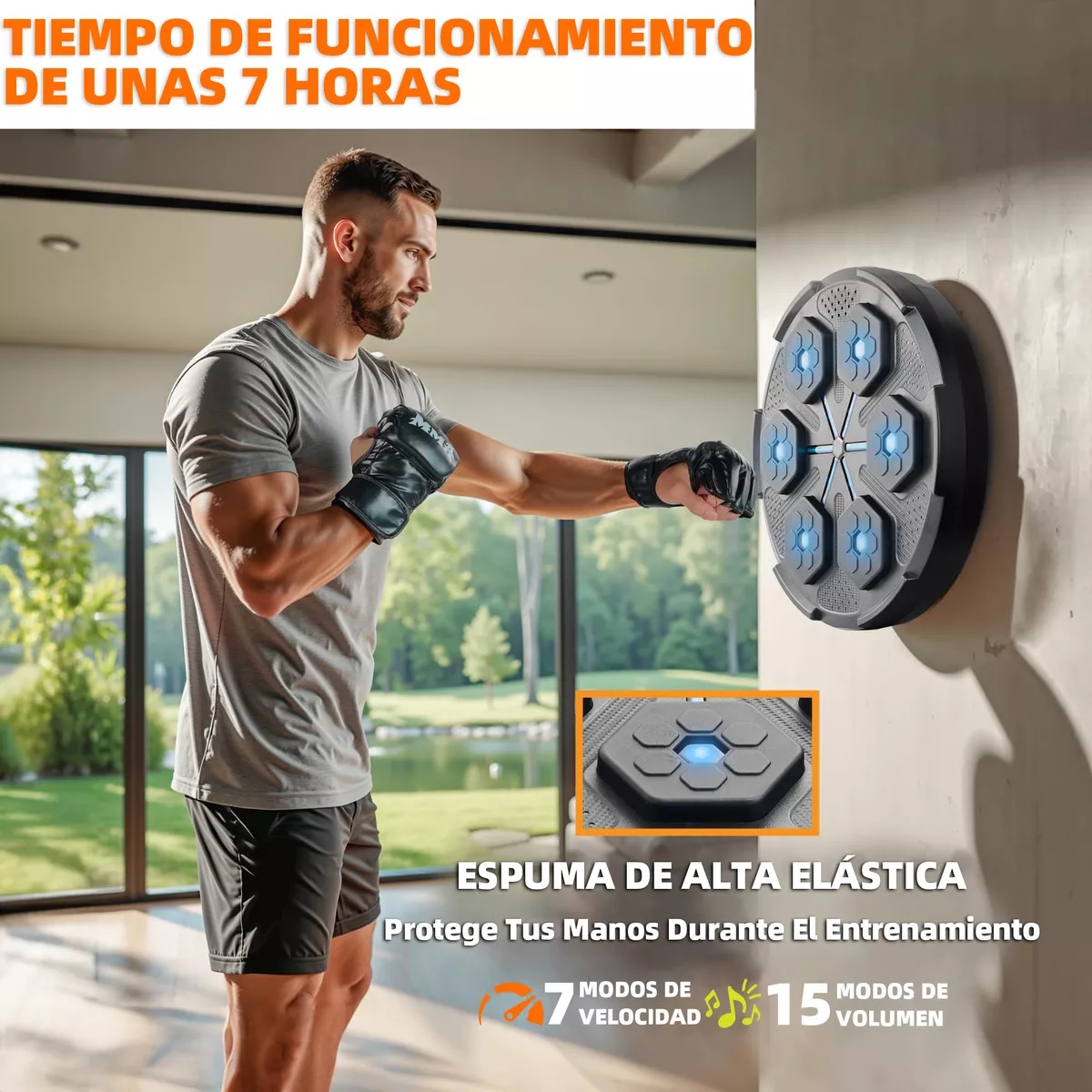Máquina De Boxeo Musical Música Electrónica Bluetooth Boxeo