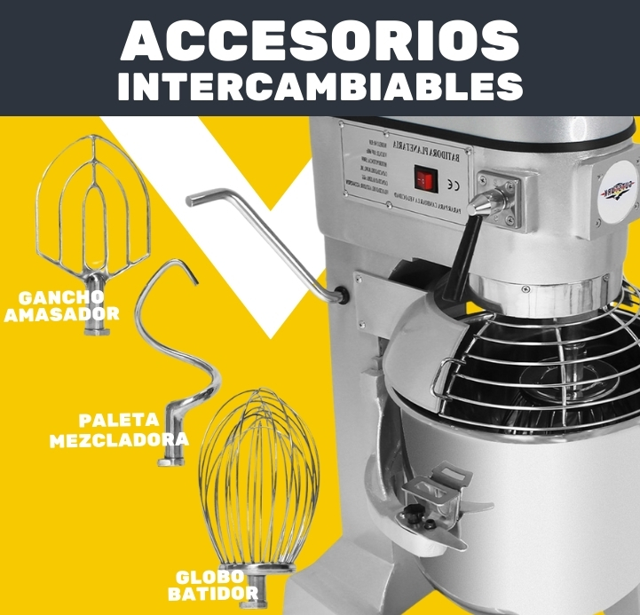 Batidora Planetaria Industria Electrica 30 litros 1500 w