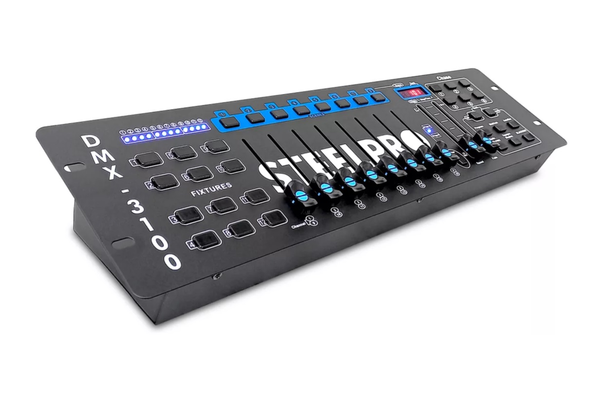 Controlador Dmx Luces/dj 12 Escáneres - 192 Canales Steelpro