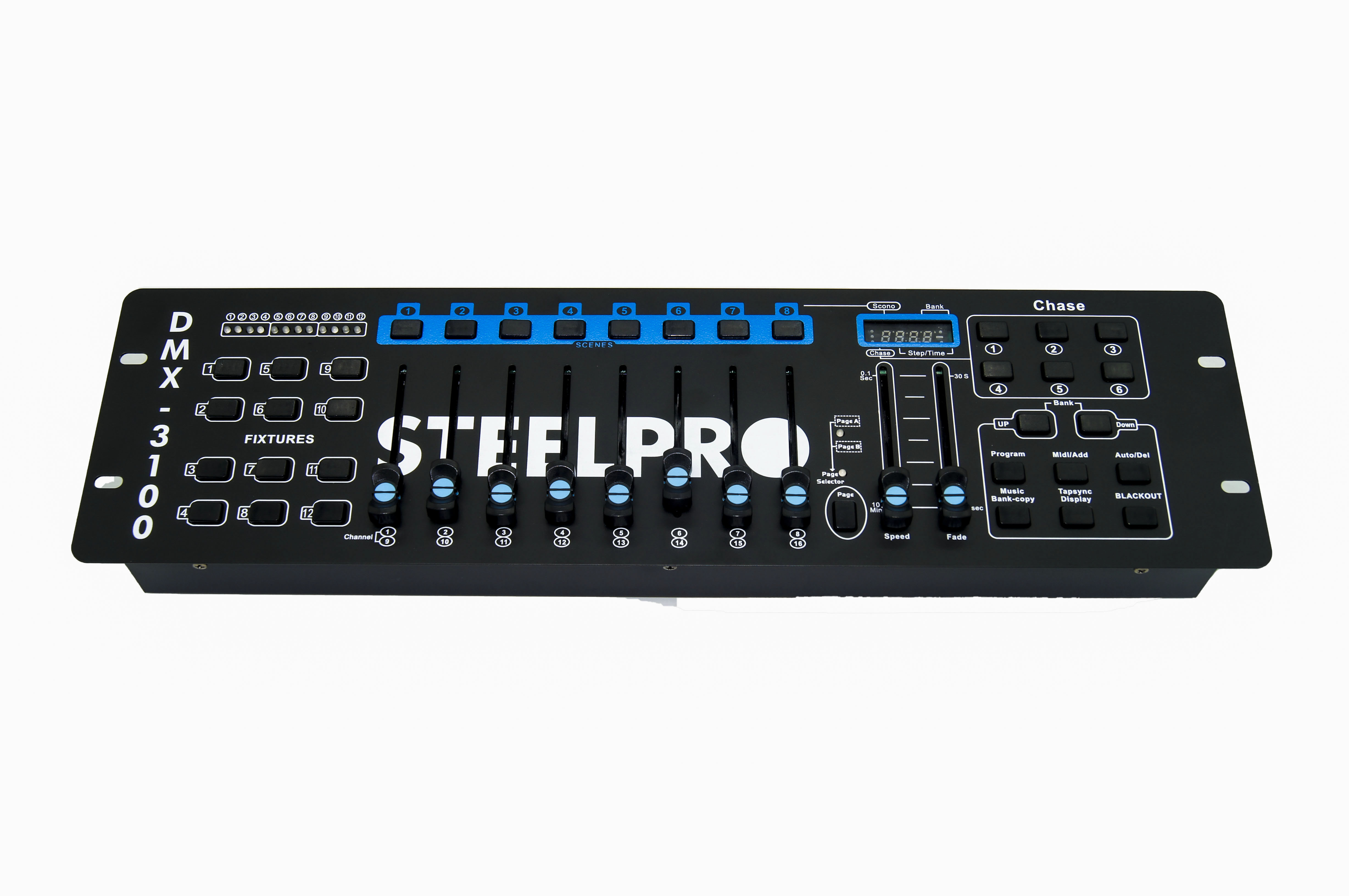 Controlador Dmx Luces/dj 12 Escáneres - 192 Canales Steelpro