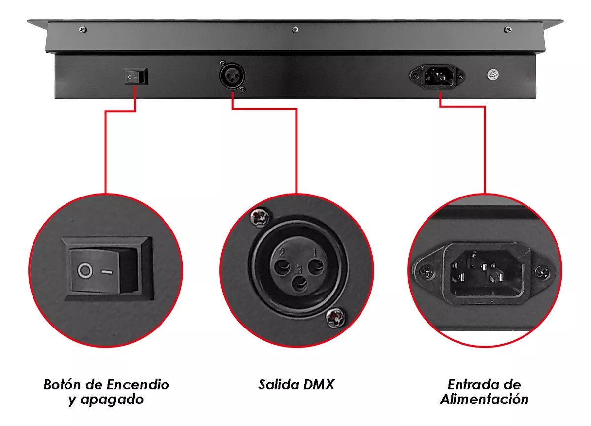 Controlador Dmx Luces/dj 12 Escáneres - 192 Canales Steelpro