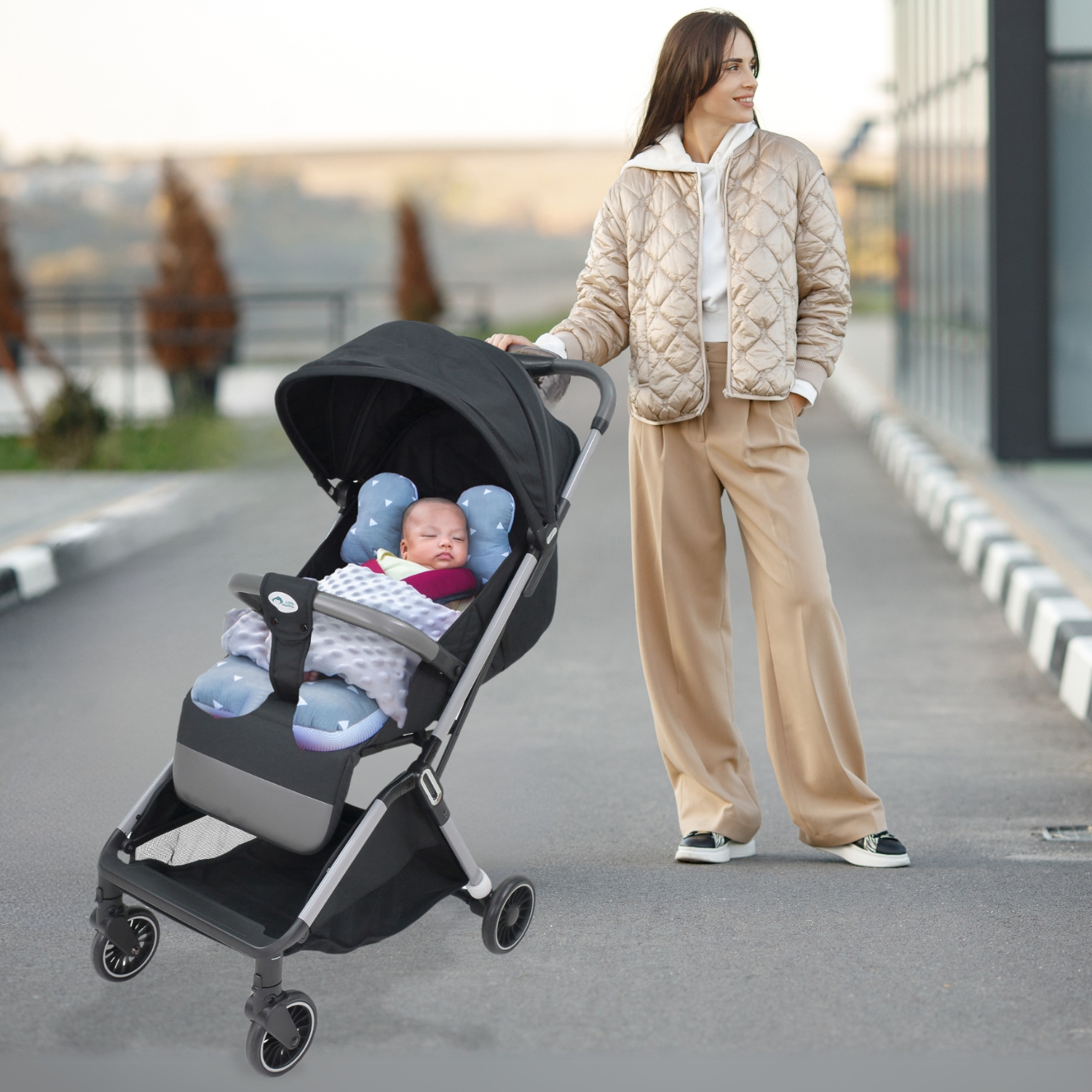 Carriola Para Bebe Plegable Tipo Baston Bidireccional