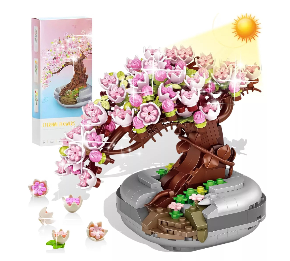 Bloque Construcción De Cerezo Flores Armables Bonsái 426pcs