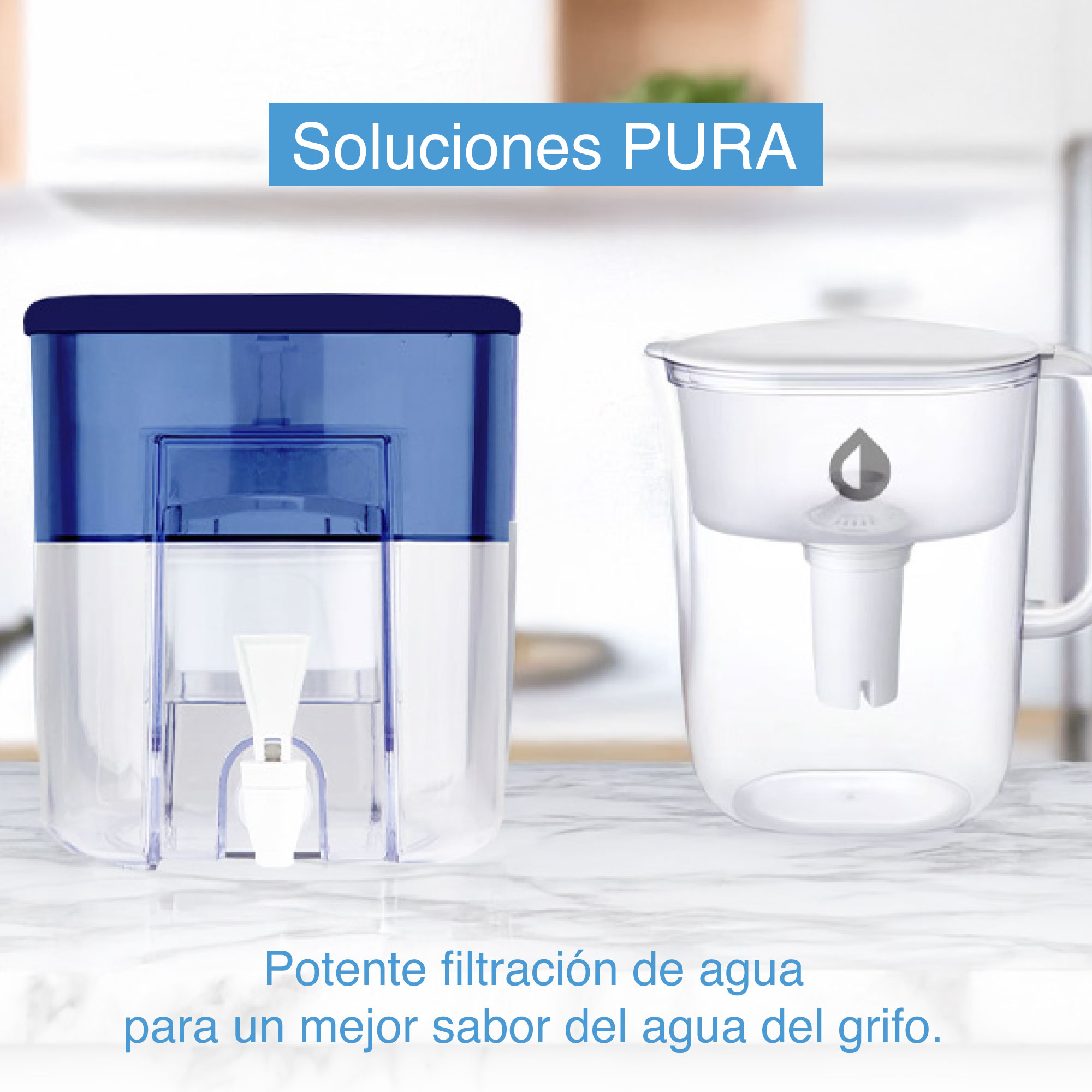 Jarra Filtro Purificador De Agua Portátil Sin Conexión 3lts
