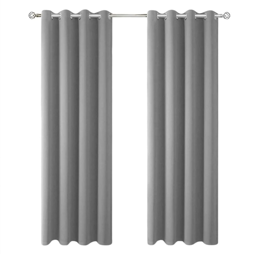 Cortinas Blackout para bloquear luz y ruido Gris Perla  Kyuden Home