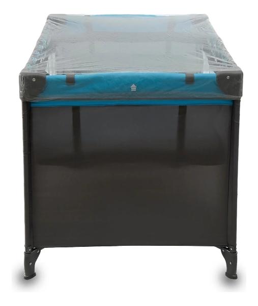 Cuna Corral Para Bebé Prinsel San Remo Con Mosquitero azul