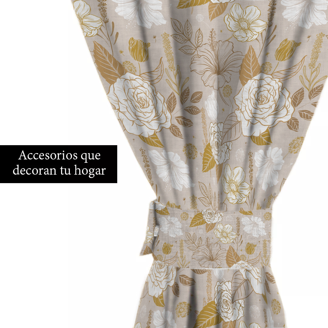 Cortinas Sala Recamara Elegantes Decorativas 2m X 2.7m + cortinas traslúcidas (Eleganza)