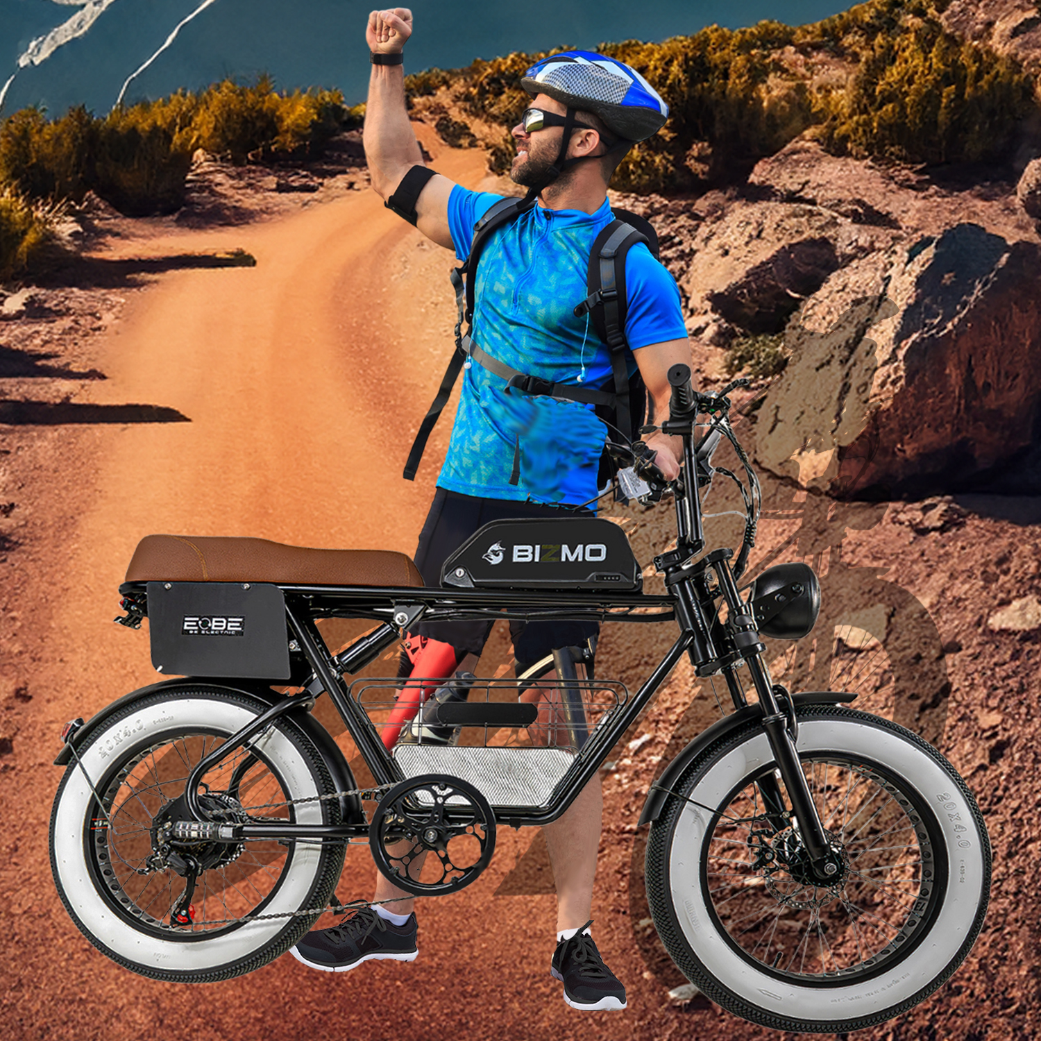 Bicicleta Electrica Racing De Pista 7 Vel Montaña 41km/h